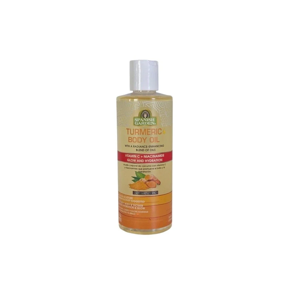 Spanish Garden Turmeric Body Oil Vitamin C + Niacinamide 8 fl.oz